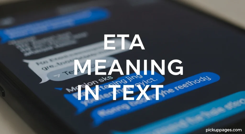 ETA Meaning in Text