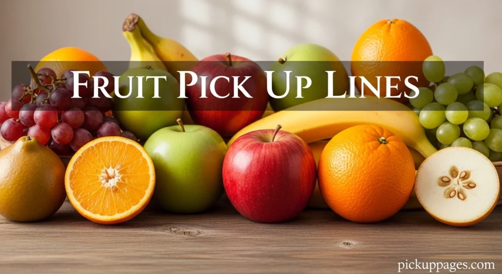 Fruit Pick Up Lines