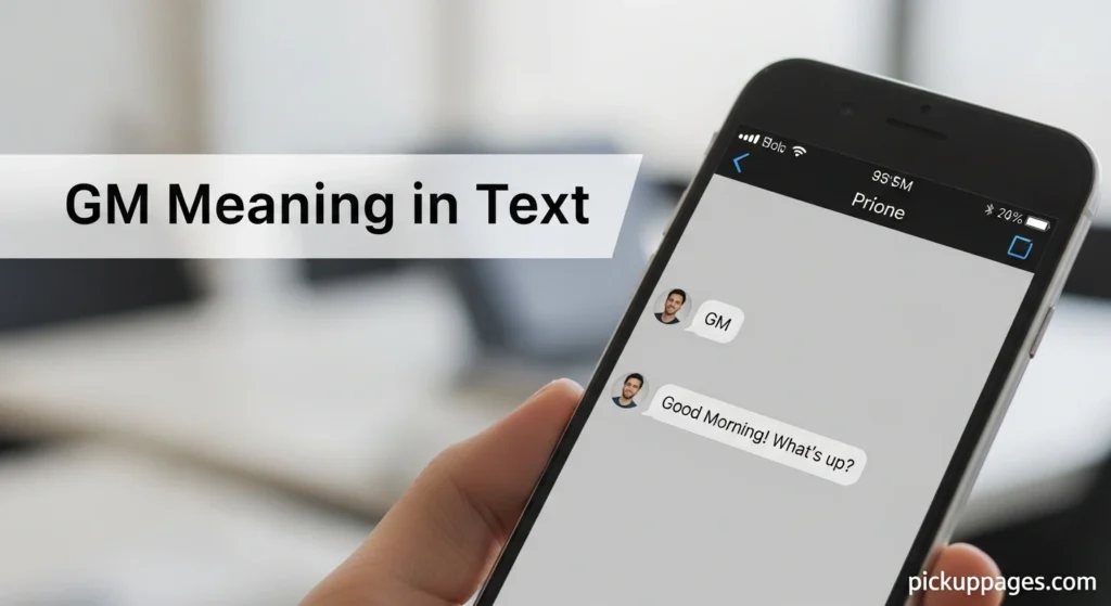 GM Meaning in Text