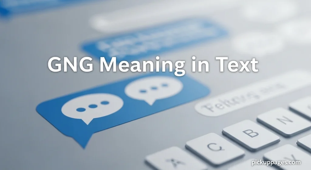 GNG Meaning in Text