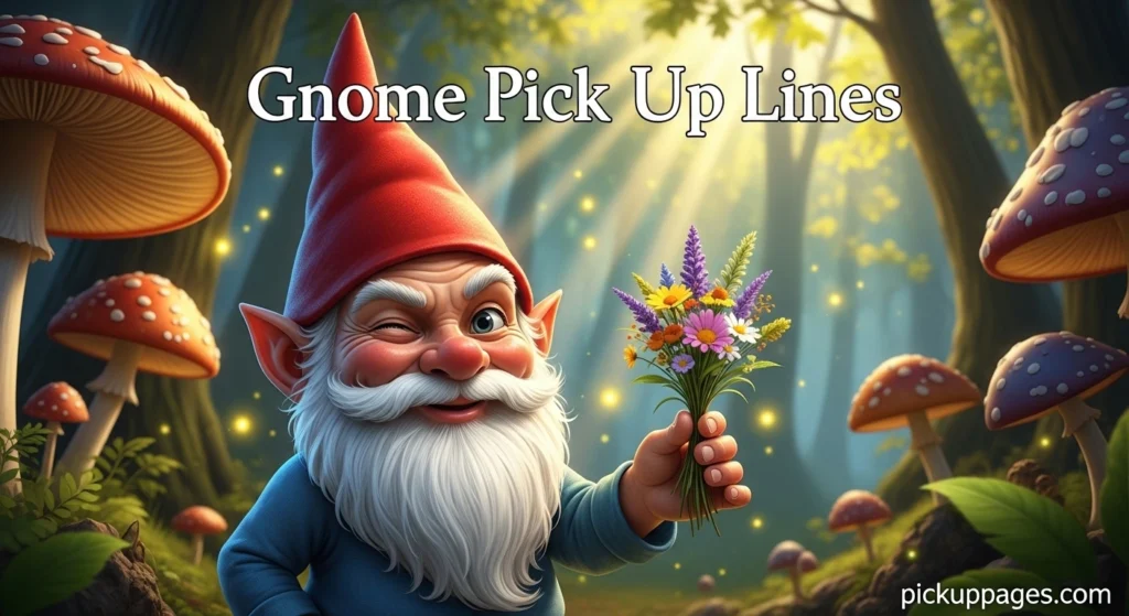 Gnome Pick Up Lines