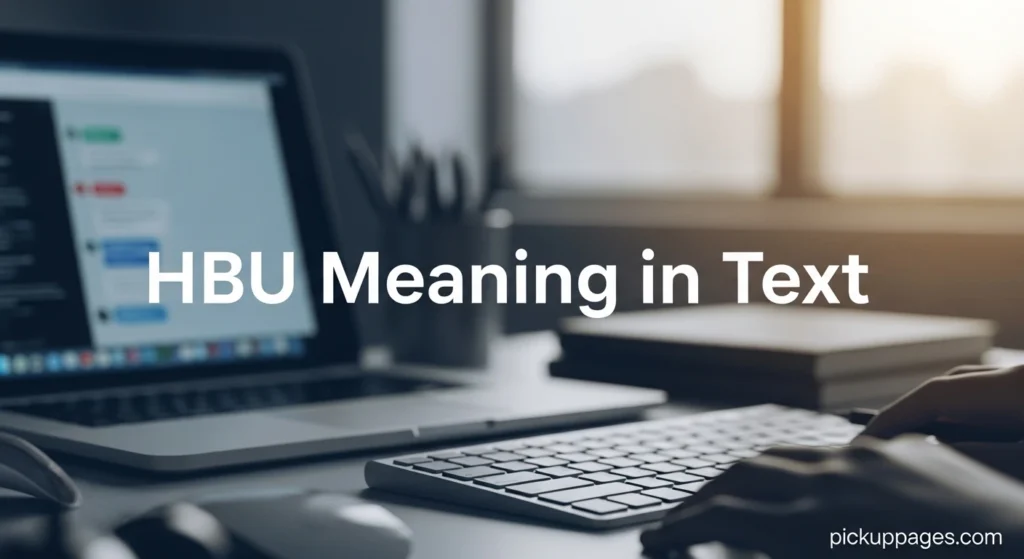 HBU Meaning in Text