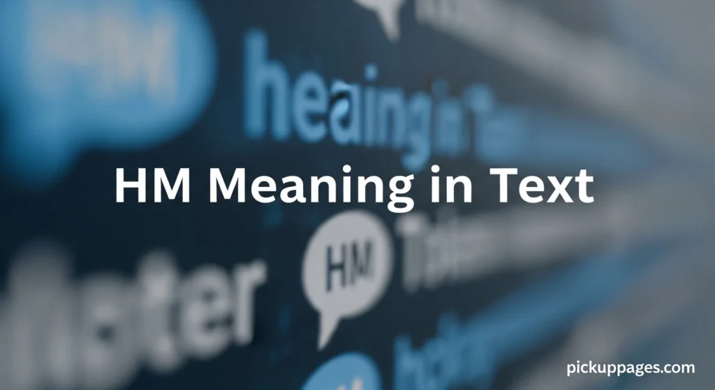 HM Meaning in Text