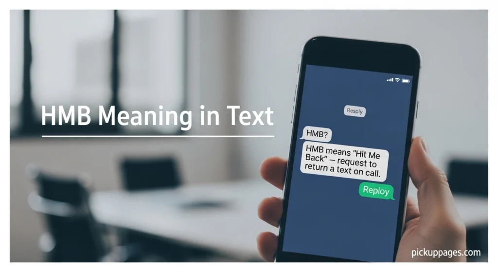 HMB Meaning in Text