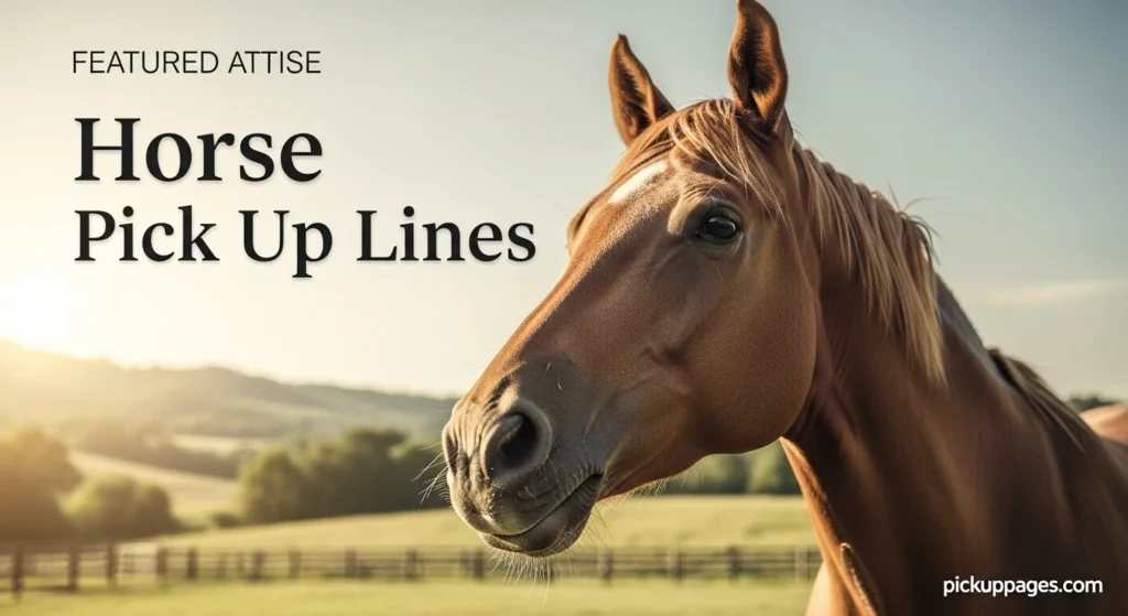 Horse Pick Up Lines