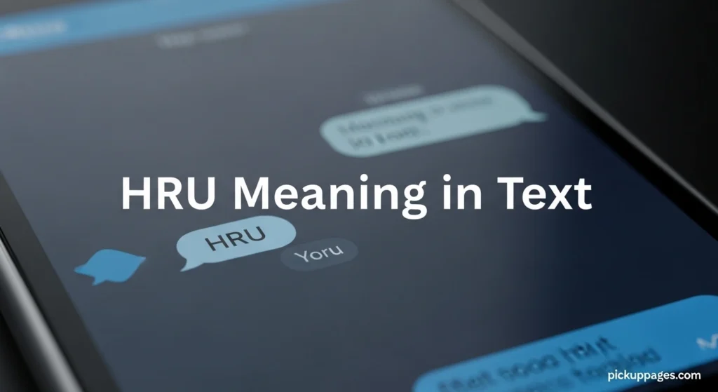 HRU Meaning in Text