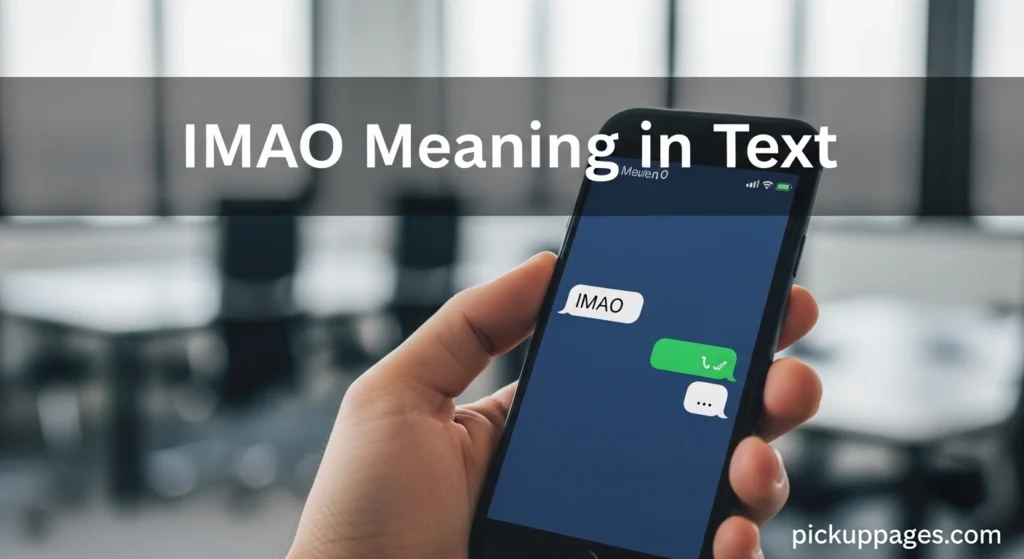 IMAO Meaning in Text