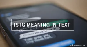 ISTG Meaning in Text