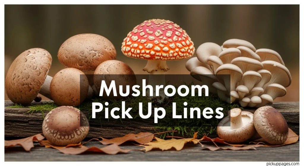 Mushroom Pick Up Lines