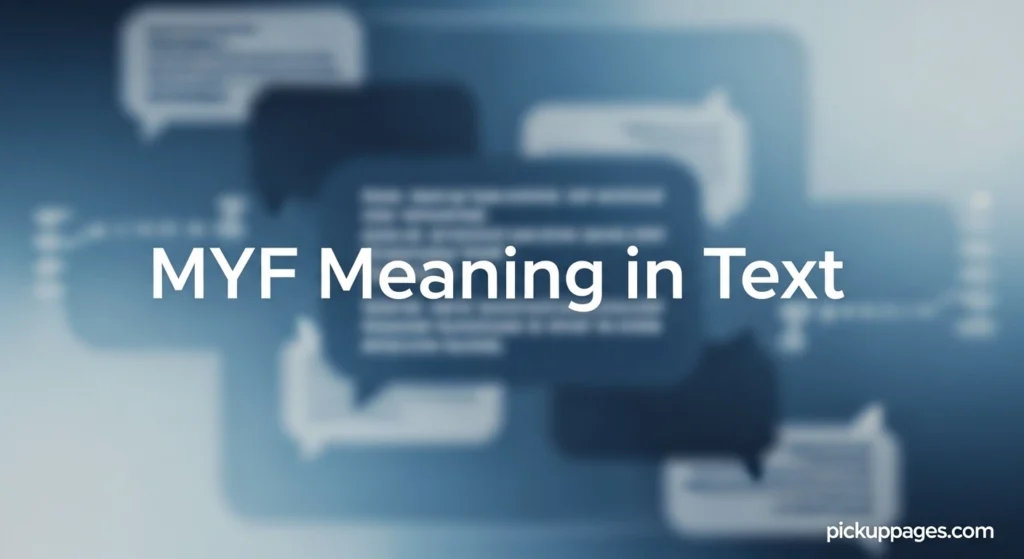 MYF Meaning in Text