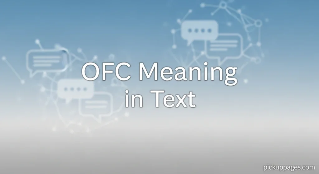 OFC Meaning in Text
