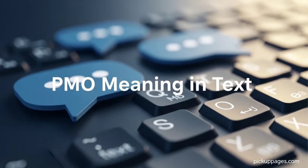 PMO Meaning in Text