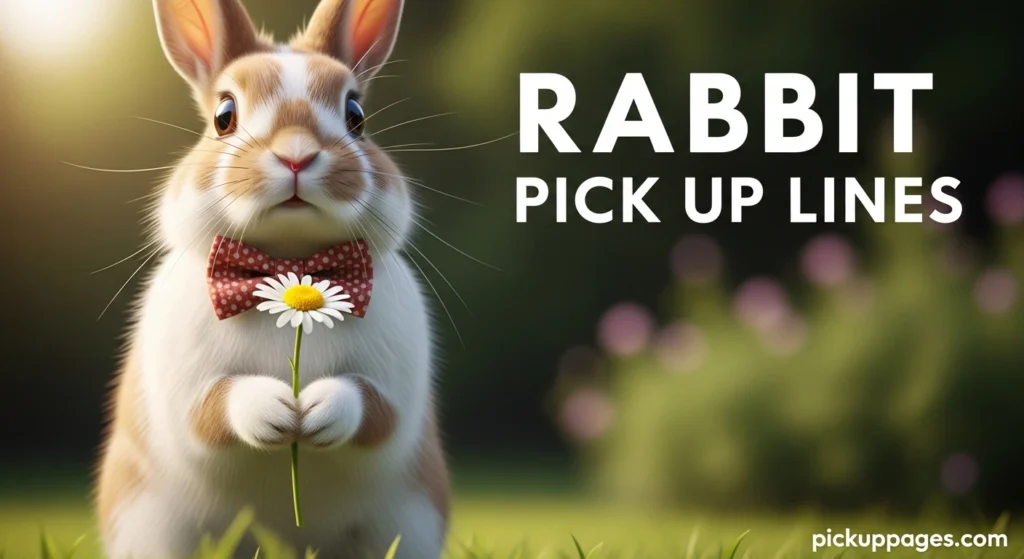 Rabbit Pick Up Lines