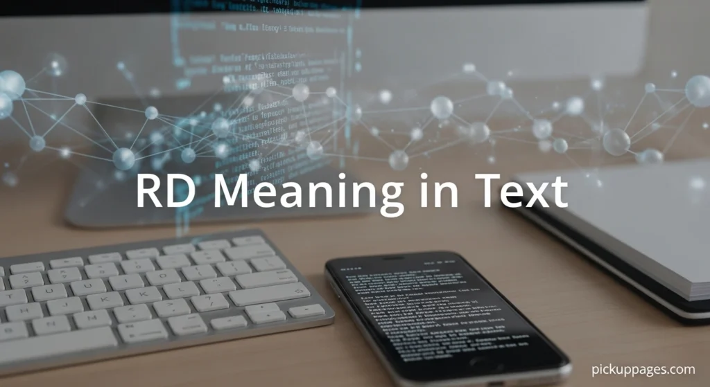 RD Meaning in Text