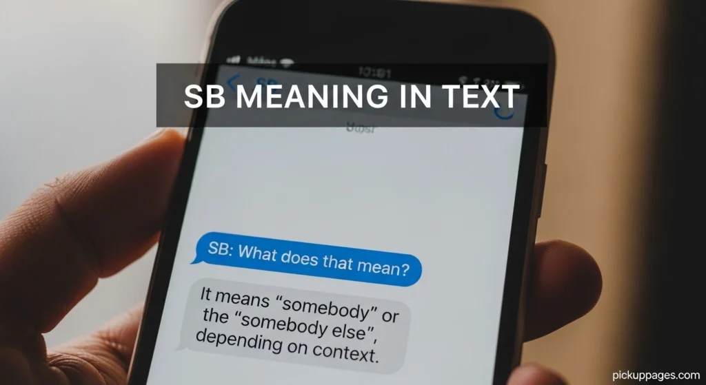 SB Meaning in Text