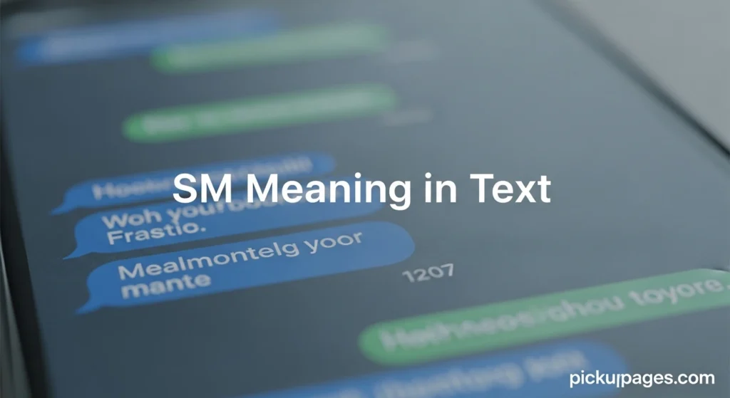 SM Meaning in Text