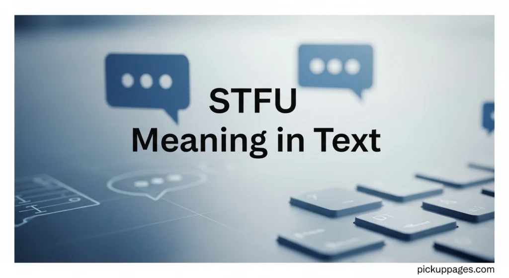 STFU Meaning in Text