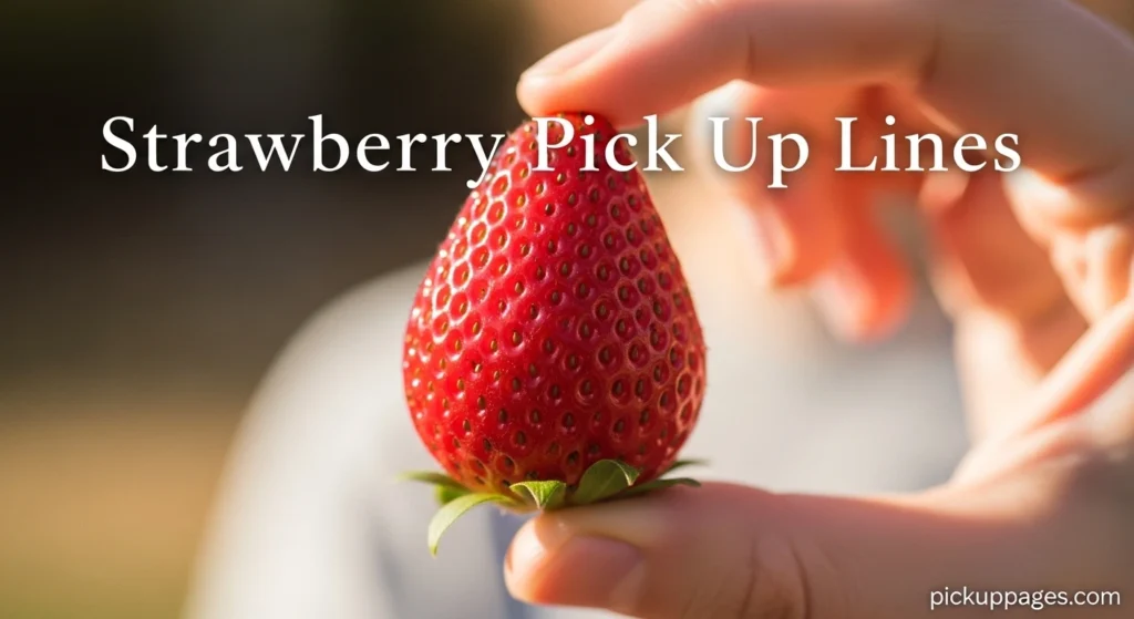 Strawberry Pick Up Lines