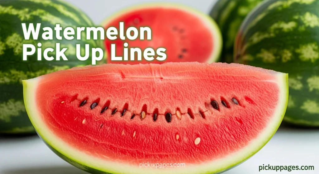 Watermelon Pick Up Lines