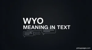 WYO Meaning in Text