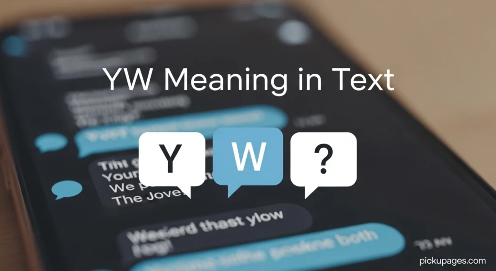 YW Meaning in Text