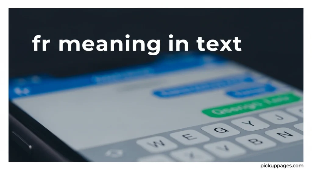 fr meaning in text