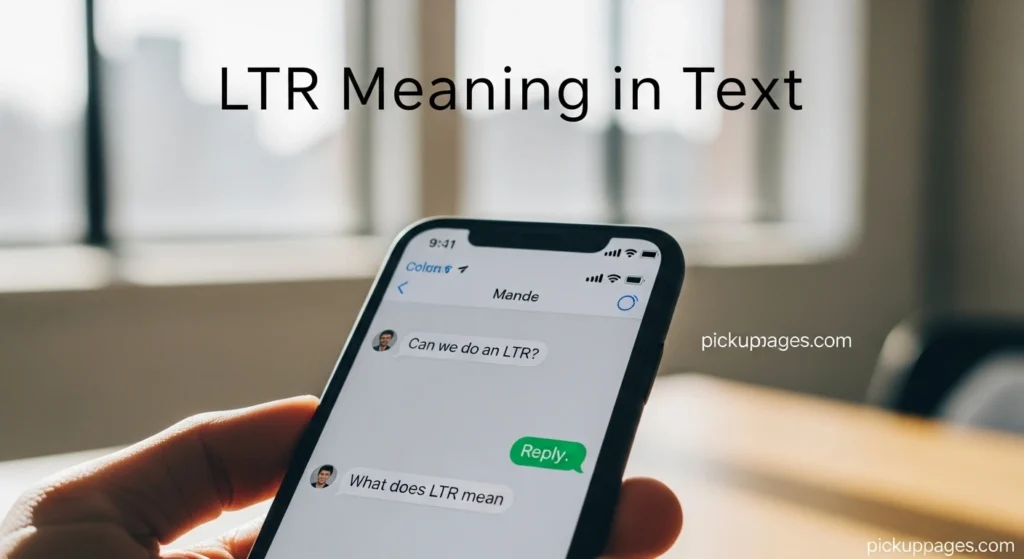 LTR Meaning in Text